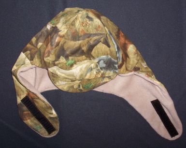 Horse Print Musher-Style Hat