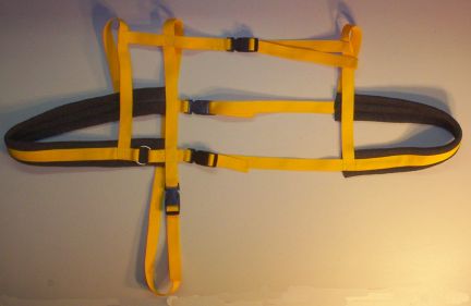 Yellow Harness w/ Dark Gray Padding