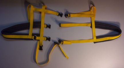 Yellow Harness w/ Dark Gray Padding