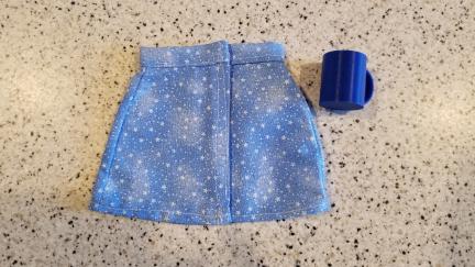 back of tiny stars Skirt with mug